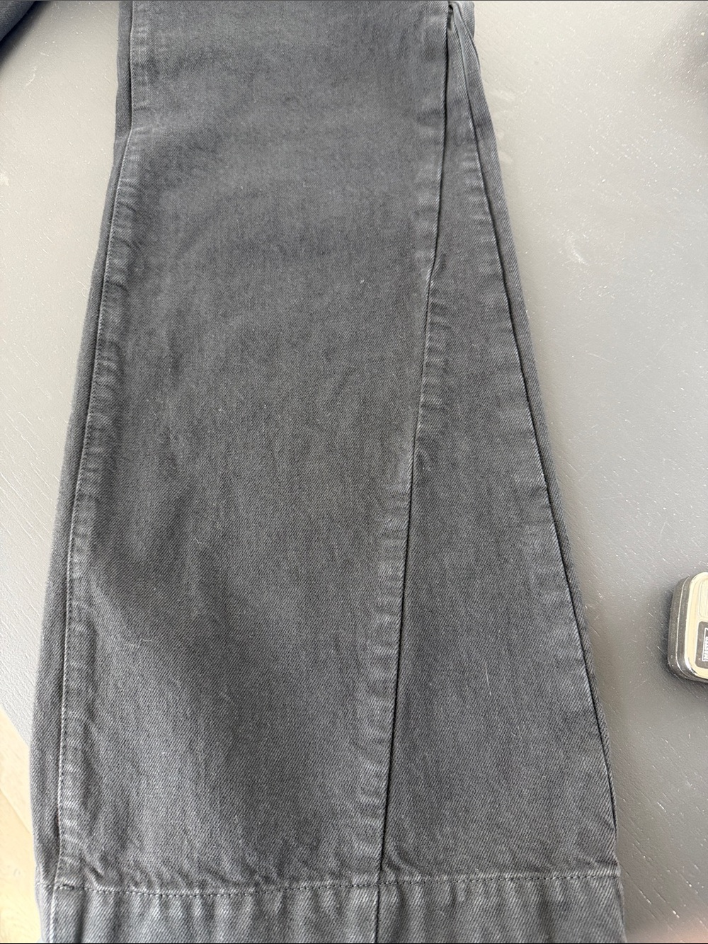 Frame Le Palazzo Women’s Jeans in Black - Picture 7 of 8
